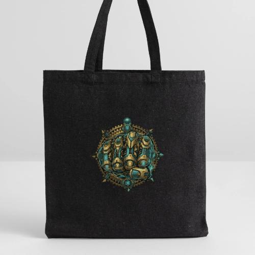 Cyberpunk Power Robot Hand - Recycled Tote Bag