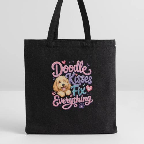 Doodle Kisses Fix Everything Dog Lover Gift - Recycled Tote Bag