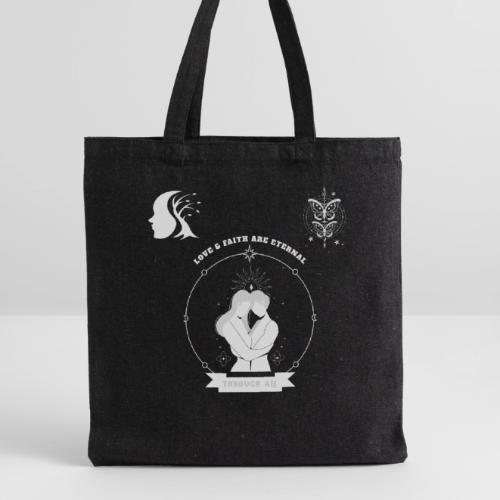 Love & Faith - Recycled Tote Bag