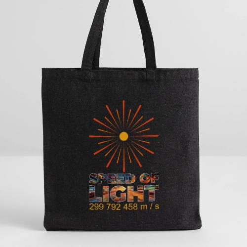 Speed of light - Recycled Tote Bag