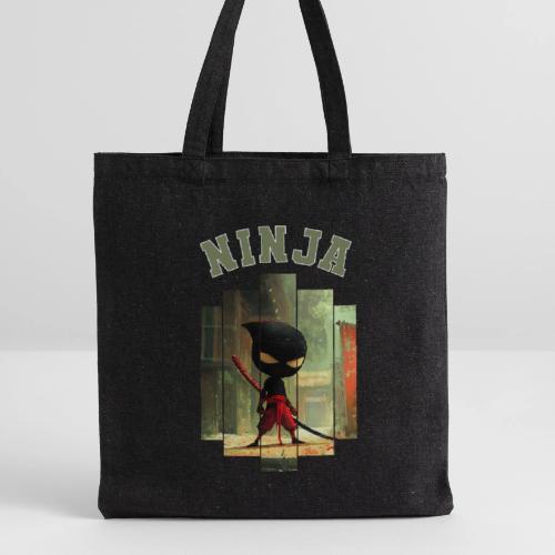 Cute Ninja Attack - Recycled Tote Bag