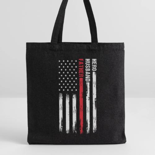 American Best Dad Hero Husband Father - Recycled Tote Bag