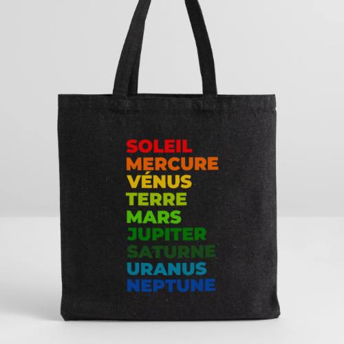 Solar System in Color - Recycled Tote Bag