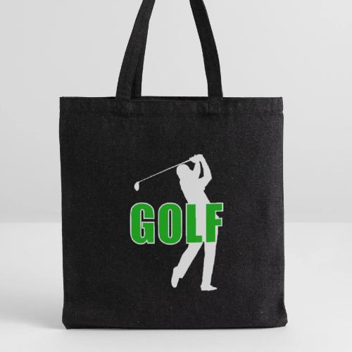 Golf: Classic Golf Motion - Recycled Tote Bag