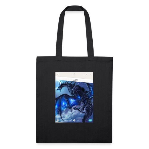 Black dragon - Recycled Tote Bag
