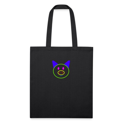 Coloured pig - Recycled Tote Bag