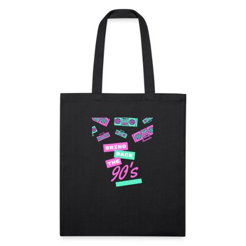 Bring Back The 90s Nostalgia Design| Retro 90s Art - Recycled Tote Bag