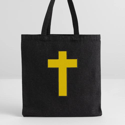 Kevlar Cross Shirt–Christian Strength and Protect - Recycled Tote Bag