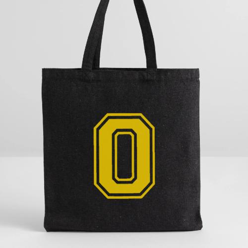 Letter O – Capital Athletic Alphabet Monogram - Recycled Tote Bag