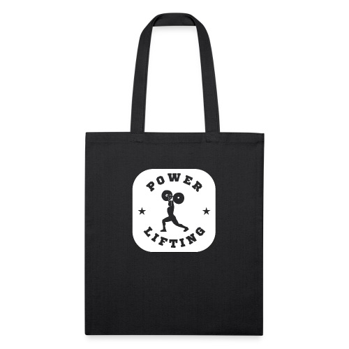 Power lifter Cross fit POWER LIFTING Cleans - Recycled Tote Bag
