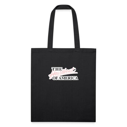 The Heartbeat of America - Recycled Tote Bag