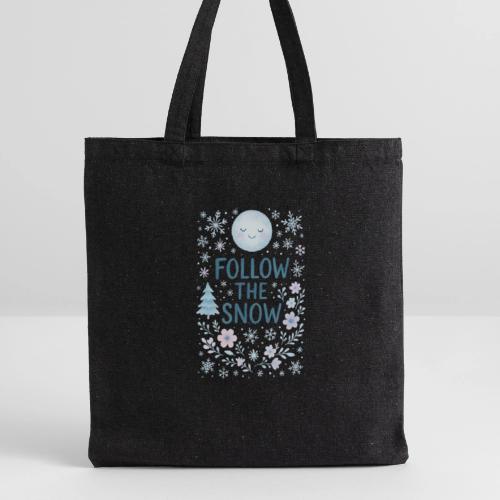 Follow the Snow – Cozy Winter Watercolor - Recycled Tote Bag