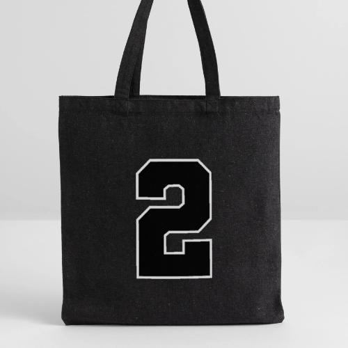 Varsity Number 2 Sports Design - Recycled Tote Bag