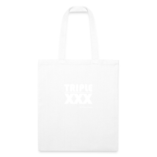 XXX WHITE - Recycled Tote Bag