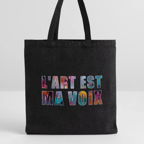 Art is my voice - Recycled Tote Bag