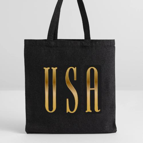 USA Gold Monolith - Recycled Tote Bag