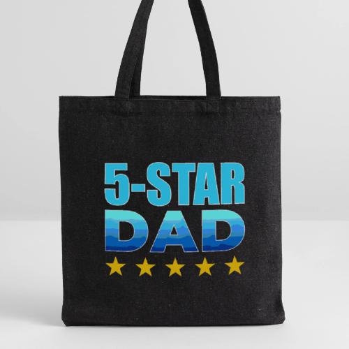 Five Stars Dad - Recycled Tote Bag