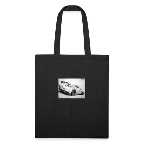 Nissian Gtr r-35 Sketch - Recycled Tote Bag