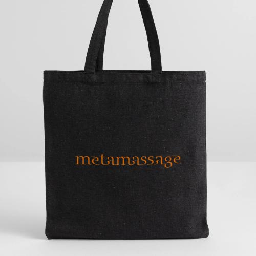 metamassage text logo - Recycled Tote Bag