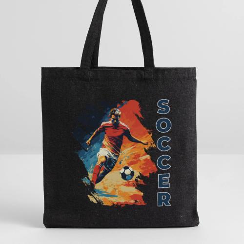 Soccer Action Pulse - Recycled Tote Bag