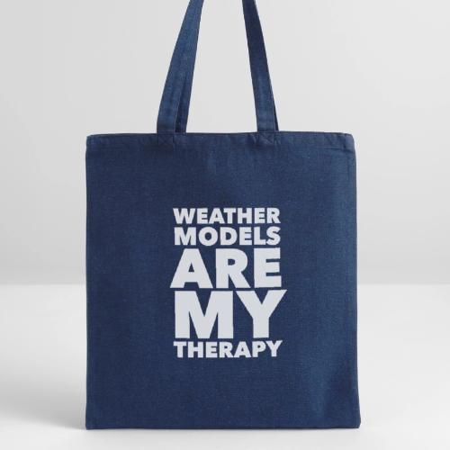 Weather Models are my Therapy - Recycled Tote Bag