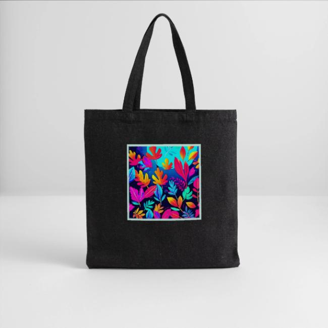 Neon Leaf Paradise Art