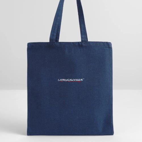 C.Strong Bloodline Logo (White) - Recycled Tote Bag