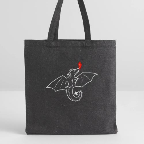 White Dragon Logo Merch - Recycled Tote Bag