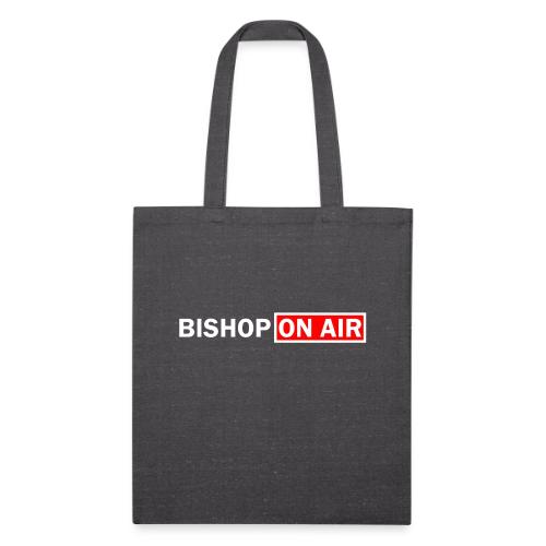 BISHOP ON AIR LOGO WHITE - Recycled Tote Bag