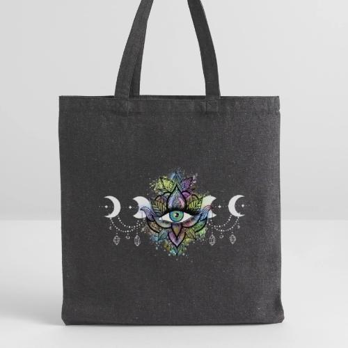Third Eye Mandala - Moon Cycle Design - Recycled Tote Bag