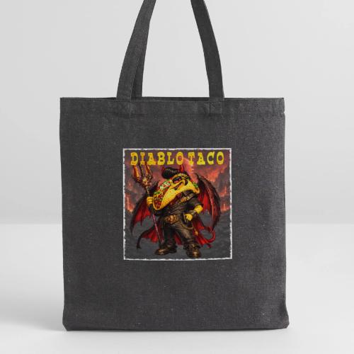The Diablo Taco Spicy Demon Character - Recycled Tote Bag