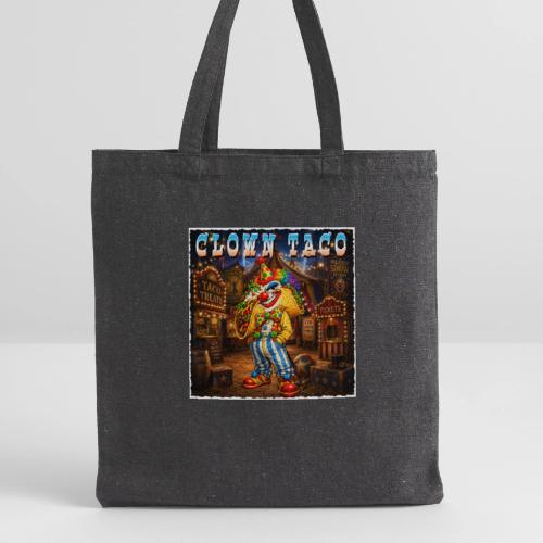 The Clown Taco Circus Humor Character - Recycled Tote Bag
