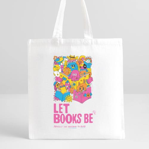 Let Books Be by Hyesu Lee - Recycled Tote Bag