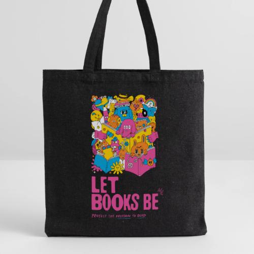 Let Books Be by Hyesu Lee - Recycled Tote Bag