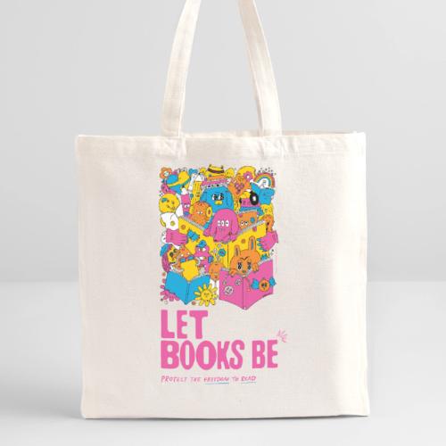 Let Books Be by Hyesu Lee - Recycled Tote Bag