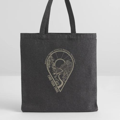 Find Your Trail Location Pin: National Trails Day - Recycled Tote Bag