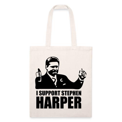 I Support Stephen Harper - Recycled Tote Bag