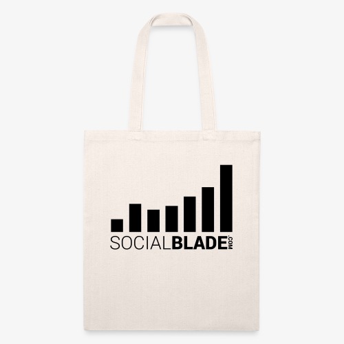 Socialblade (Dark) - Recycled Tote Bag