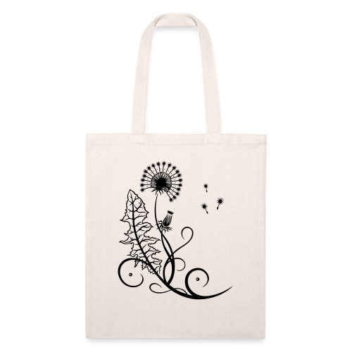 Meadow, dandelion, summer and spring. - Recycled Tote Bag