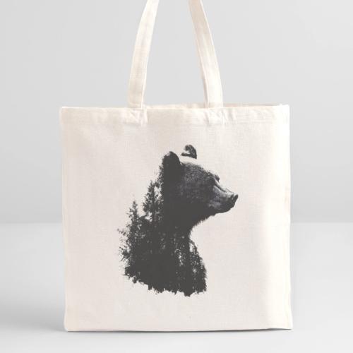 Forest Within the Bear - Recycled Tote Bag