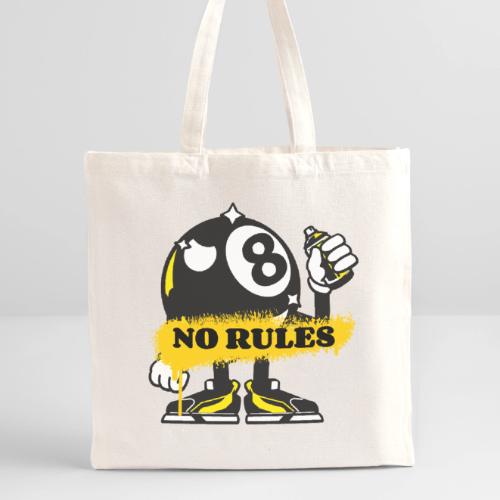 No Rules 8 Ball - Recycled Tote Bag