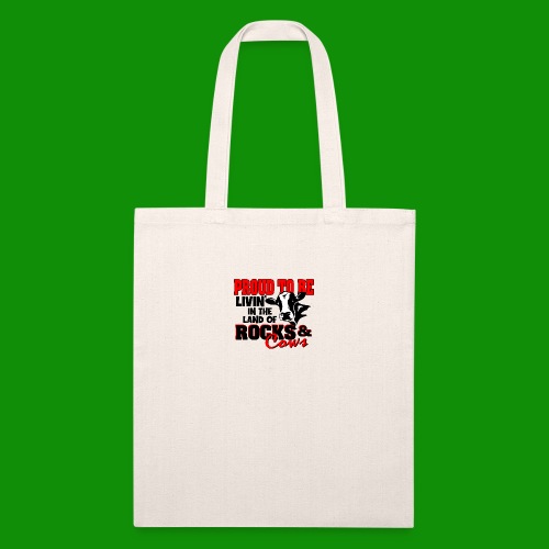 Livin' in the Land of Rocks & Cows - Recycled Tote Bag