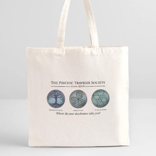 The Psychic Traveler Society (Emblems) - Recycled Tote Bag
