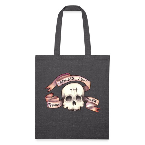 Momento Mori - Remember Death - Recycled Tote Bag