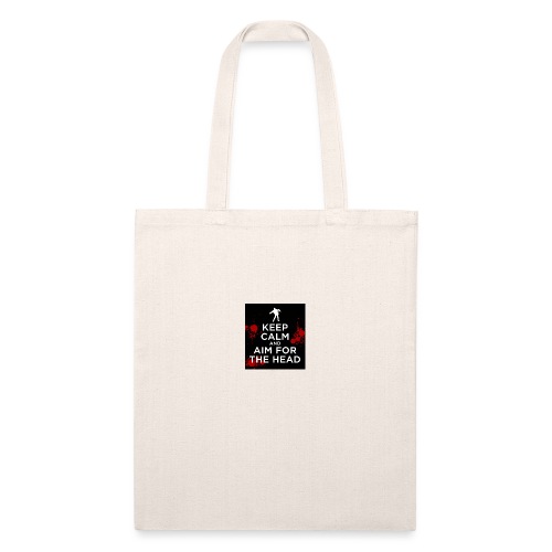 Aim for the head - Recycled Tote Bag