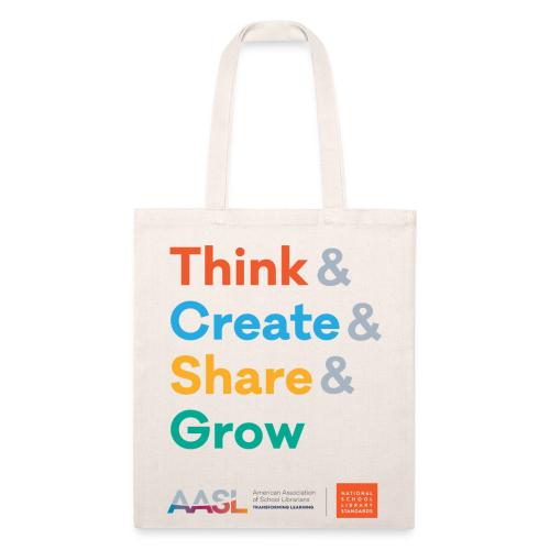 AASL Standards Domains - Recycled Tote Bag