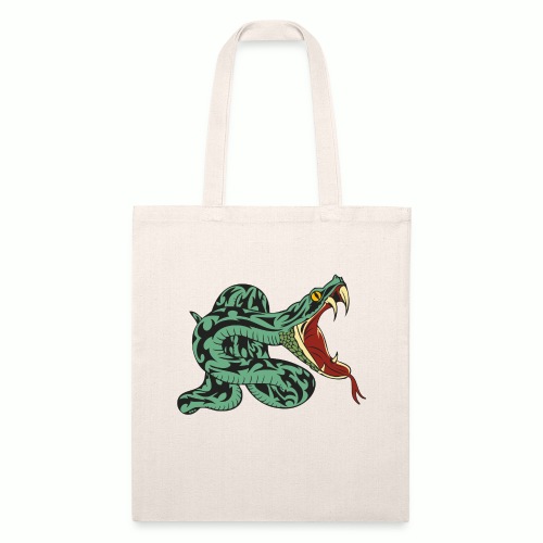 Snake dress EllBelTeo - Recycled Tote Bag