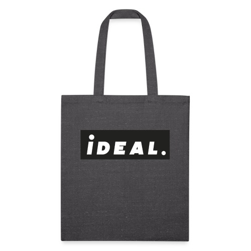 black ideal classic logo - Recycled Tote Bag