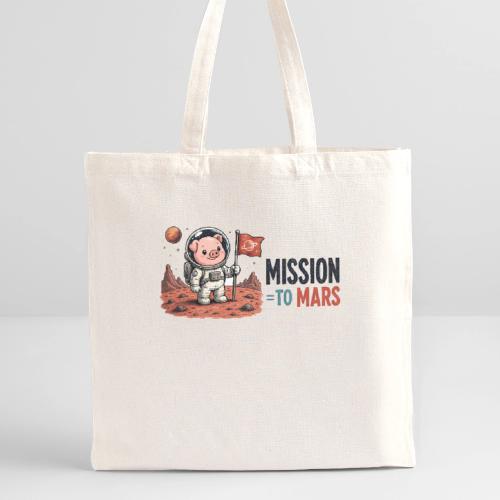 Mission To Mars Space Pig - Recycled Tote Bag