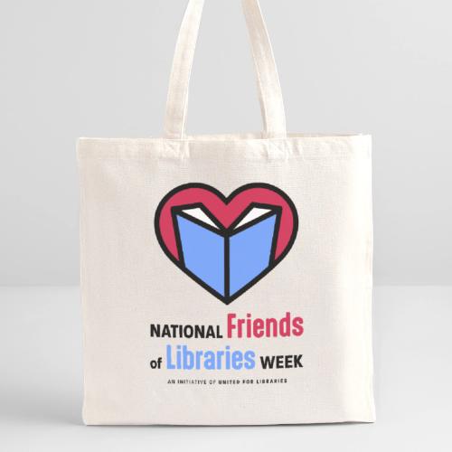 National Friends of Libraries Week - Recycled Tote Bag